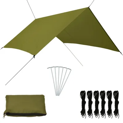 Image de vidaXL Tarp d'extérieur 3x2,85 m vert