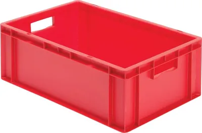Zdjęcie produktu dla Skrzynia transportowa WETEC, 600 x 400 x 210 mm, 551 x 352 x 200 mm, czerwona