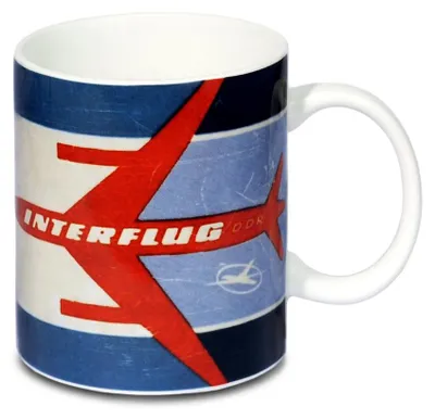 Image de ® Tasse à café Interflug Luftverkehr, contenance : 300 ml, présentée dans un emballage cadeau coloré