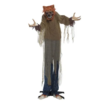 Obrázek produktu pro Velký animovaný dekorativní vlk 160 cm Halloween dekorace