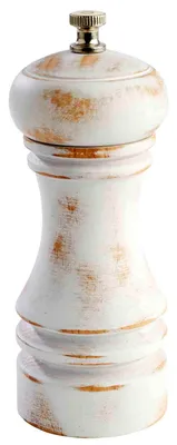 Produktbild von APS Salzmühle PROFESSIONAL VINTAGE aus Buchenholz mit Edelstahl-Mahlwerk ØxH: 5,5 x 15 cm
