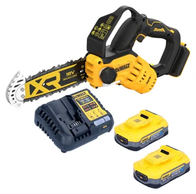 Produktbild von DeWalt DCMPS 520 H2 Akku Astsäge 18 V 20 cm Brushless + 2x Powerstack Akku 5,0 Ah + Ladegerät