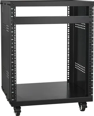Produktbild von 12U Server Rack - 226,8 kg - Netzwerk-Rack für Stereo-Aufnahmestudio - 510x460x700 mm