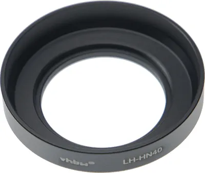 Produktbild von vhbw Gegenlichtblende kompatibel mit Nikon Nikkor Z DX 16-50 mm 1:3,5-6,3 VR 46mm Objektiv, Schwarz, Aluminium, Rund, 7,2 cm