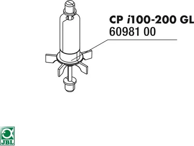 Produktbild von JBL Ersatzteil CP i_gl 100/200 Rotor-Set