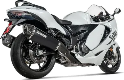 Produktbild von Akrapovic Suzuki Gsx 1300 R Abs Hayabusa 2025 Slip-on Line Street S-s13so4-hraatbl/1 Homologierter Slip On Schalldämpfer Silber Homologated Silber Homologated