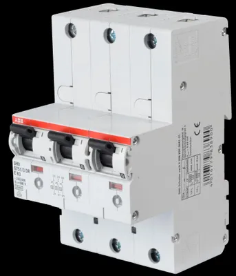 Image de ABB S751/3DR-E63 - Hauptsicherungsautomat, selektiv, 63 A, 3 x 1 (S751/3DR-E63)