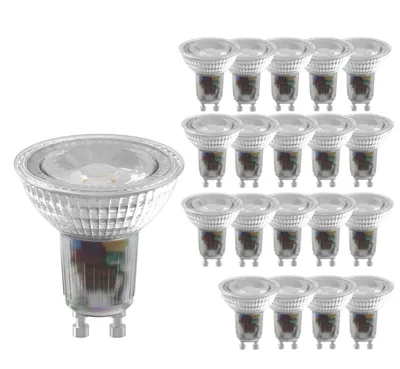 Produktbild von LED Spot GU10, PAR16, 2700K Warmweiß Licht, dimmbar, 20er Pack