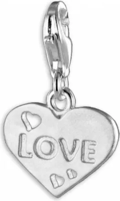 Produktbild von Charm - Sterlingsilber - Herz - silberfarben