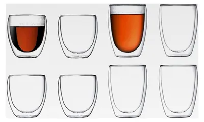 Produktbild von Kaffee- und Teegläser - 10 Stück, Glas