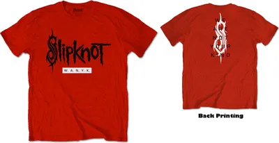 Produktbild von Slipknot WANYK (Back Print) Red M T-Shirt