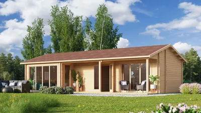 Produktbild von Fjordholz Gartenhaus Modell Casablanca 70