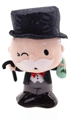 Immagine prodotto di Mr Monopoly peluche 19 cm - Edizione 85° Anniversario bambola giocattolo di peluche