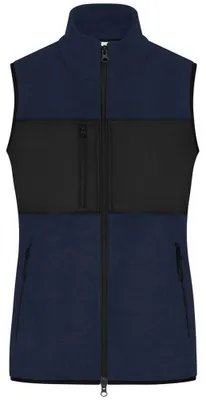 Image de James and Nicholson - Gilet pour femmes LT3266 (M) (bleu marine/noir)