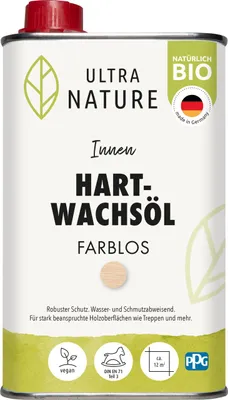 Produktbild von Ultra Nature Hartwachsöl 0,5 L farblos