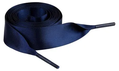 schnuersenkel satin blau navy
