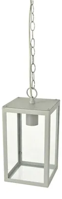 Imagen del producto de Lámpara colgante exterior ACA Graue CELIA, 1xE27, IP44, con pantalla de cristal transparente (CELIA1PG)