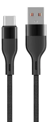 Zdjęcie produktu dla Maxlife Kabel Mxuc-07 Usb - Usb-C 1,0 M 3A Czarny Nylonowy