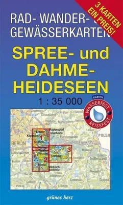 Produktbild von Rad-, Wander- und Gewässerkarten-Set: Spree- und Dahme-Heideseen