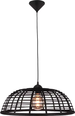 Produktbild von Crosstown Pendelleuchte 47cm holz dunkel/schwarz