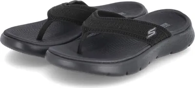 Produktbild von Skechers Damen Zehentrenner / Pantoletten GO WALK FLEX HOLLY Schwarz Textil Größe: 42