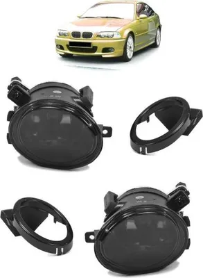 Produktbild von Set Nebelscheinwerfer Set Smoke Schwarz Set passt passend für BMW E46 E39 M Paket M3 M5