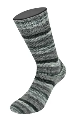 Produktbild von Lana Grossa - Meilenweit 100g Alpaca Mix 2302 mausgrau hellgrau anthrazit graubeige kieselgrau