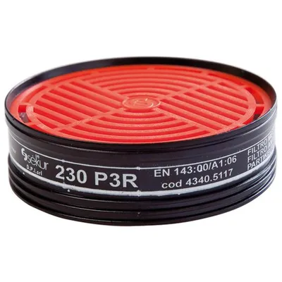 Produktbild von Ekastu Partikelfilter 230, P3R f.Polimask 230 (Pck.a2St)