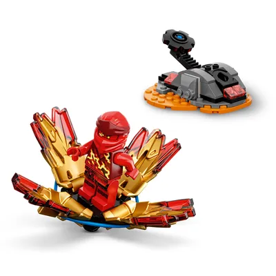Produktbild von LEGO 70686 NINJAGO Kais Spinjitzu-Kreisel Set, rot