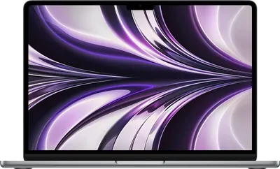 Produktbild von MacBook Air, 13 Zoll, Space Grau, M2, 8-Core CPU, 8-Core GPU, 16 GB, 256 GB SSD