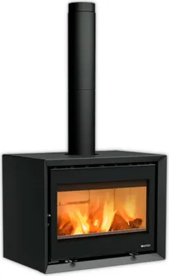 Image de Poêle à bois 12.4kw noir - Nordica Extraflame - DANTE5.0 -