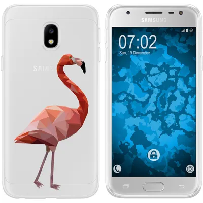 Produktbild von PhoneNatic Case kompatibel mit Samsung Galaxy J3 2017 Silikon-Hülle Vektor Tiere M2