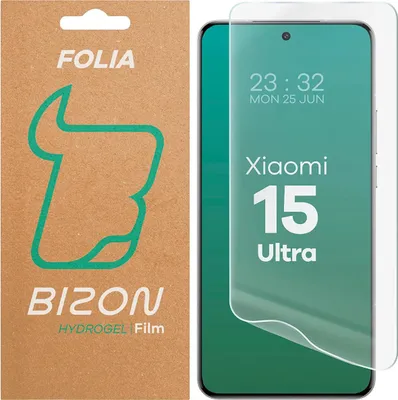 Produktbild von Hydrogel Folie für den Bildschirm für Xiaomi 15 Ultra, Bizon Glass Hydrogel Front, 1 Stück