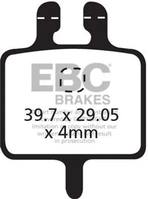 Immagine prodotto di CFA309 - Pastiglie per freni da bicicletta (organiche) EBC Brakes