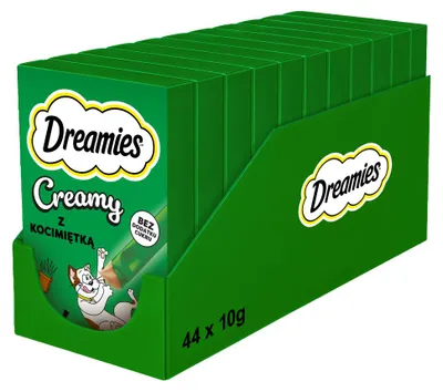 Produktbild von Dreamies Creamy Set 11x40g Cremige Katzenleckerlis mit Katzenminze