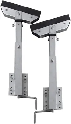 Produktbild von Bootstrailer-Stützen aus Vollgummi im 2er-Set, verstellbar von 63 bis 88 cm