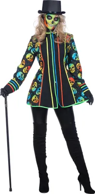 Produktbild von Jas Day of the Dead Neon Skull Multicolour Dames 44