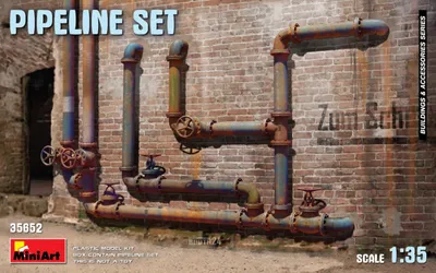 Produktbild von MiniArt 1:35 Pipeline Set Plastik Modellbausatz