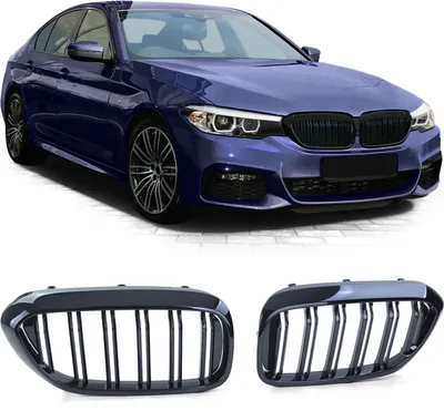 Produktbild von Kühlergrill Doppelsteg Glanz Performance Optik passend für BMW 5er G30 G31 17-20