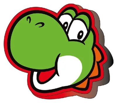 Produktbild von Super Mario Bros Yoshi 3D-Kissen