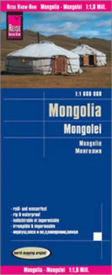 Obrázek produktu pro Reise Know-How Mapa Mongolska 1 : 1.600.000