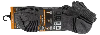 Zdjęcie produktu dla Skechers, 3 pary skarpet sportowych z frotte S102684-GRY, Skarpety, Męskie, Szare