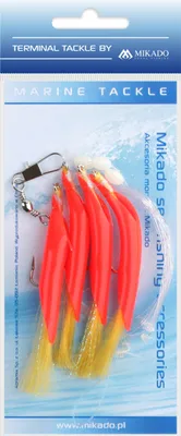 Produktbild von MIKADO Paternoster RIG Beifänger Dorschmontage Kabeljau Farbe Gelb-Rot / Haken 3/0