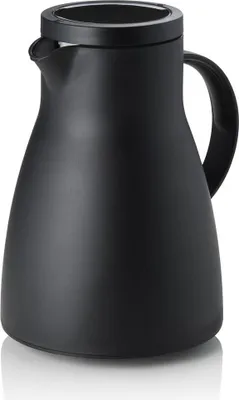Produktbild von Isolierkanne, 1 ltr., Ø 14,5 cm, Höhe 22 cm, schwarz, Polypropylen