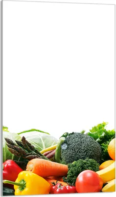 Produktbild von Glasschneidebrett 30x52 Gemüse