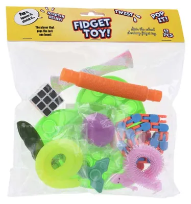 Produktbild von Fidget Spielzeug Set buntes sensorisches Spielzeug 12 Stück