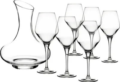 Produktbild von CreaTable Dekanter-Set ELECTRA 7-tlg / Wein-Set / Karaffen-Set
