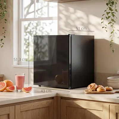 Obrázok produktu pre HOMCOM Mini chladnička 44 l – malá chladnička s nastaviteľným termostatom