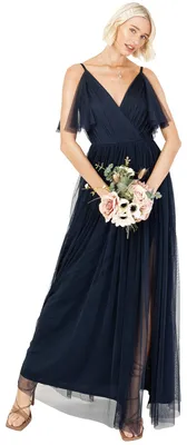 Produktbild von Anaya with Love Damen Ladies Women Long Length Dress Maxi Short Sleeve Cami V Ne