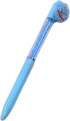 Produktbild von Automatischer Kugelschreiber Kinder - Blau Schreibend Bunte Motive - Ideal für die Schule